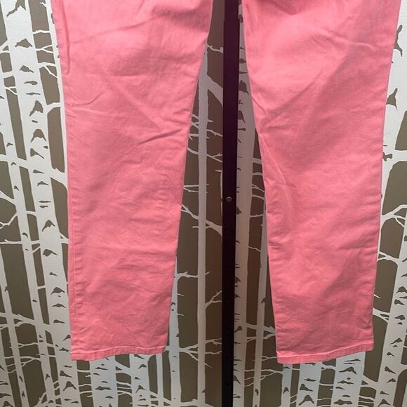 Ann Taylor LOFT Modern Straight Coral Jeans sz 26/2 - Picture 7 of 10